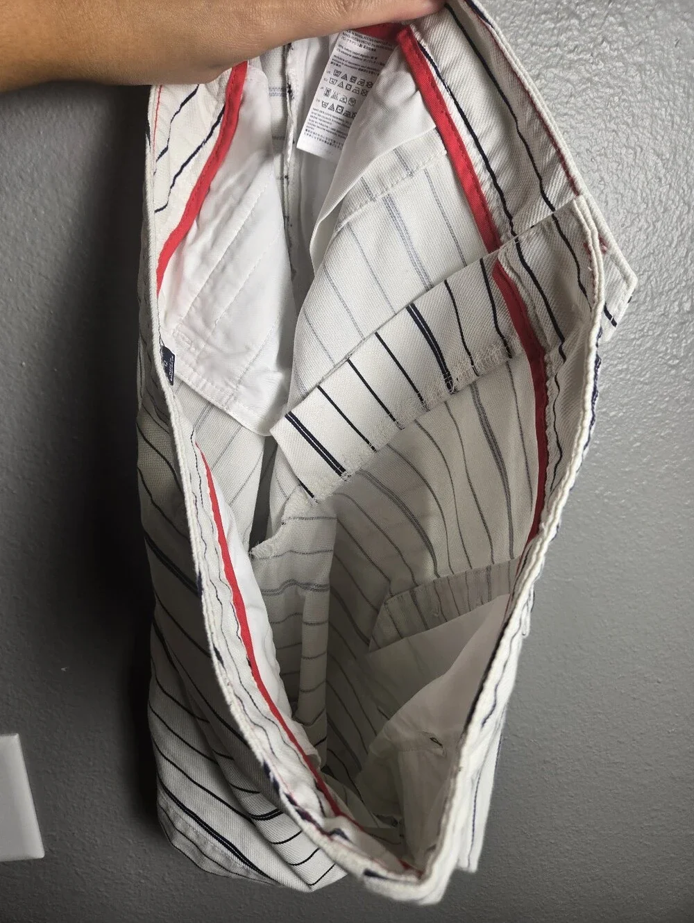FALL SALE! Tommy Hilfinger Sailor Nautical Striped Shorts Size 12